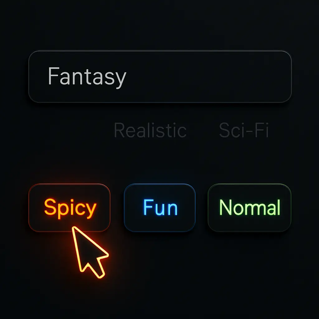 Grok Imagine에서 생성 모드 선택